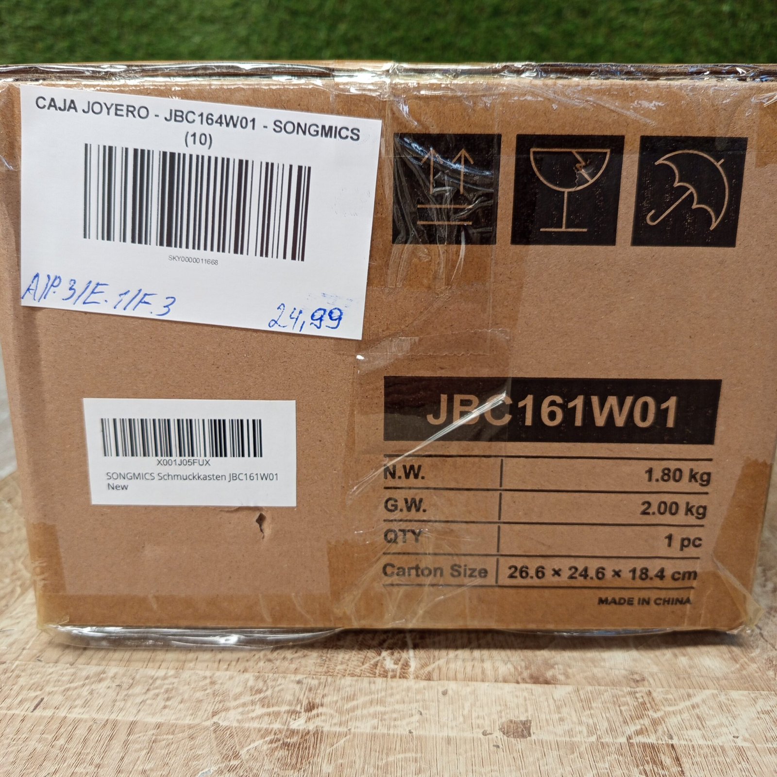 Caja Joyero - JBC161W01 - SONGMICS - Imagen 8