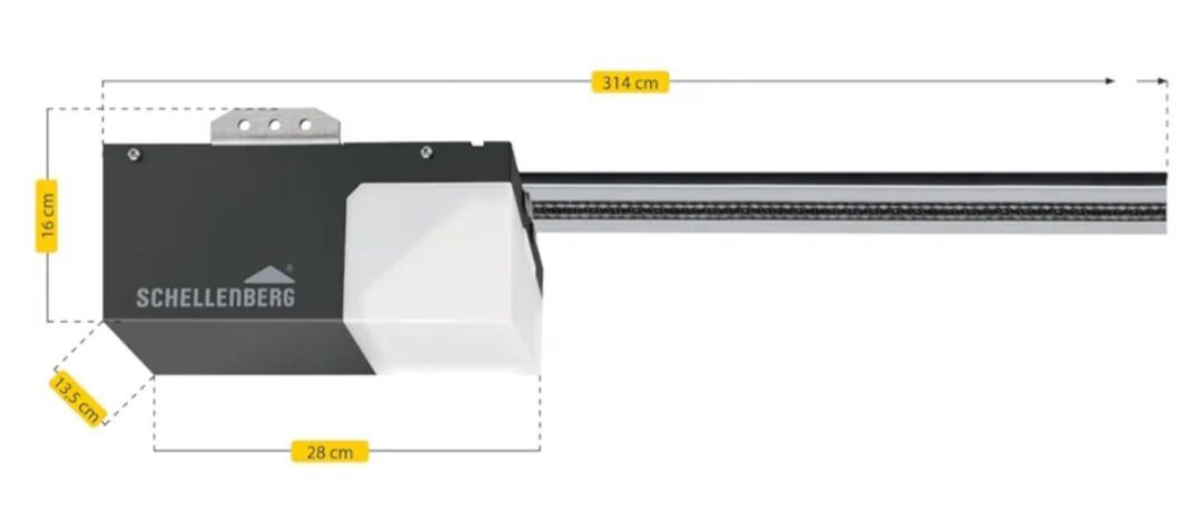 Motor Puerta Garaje - 60920 - Schellenberg