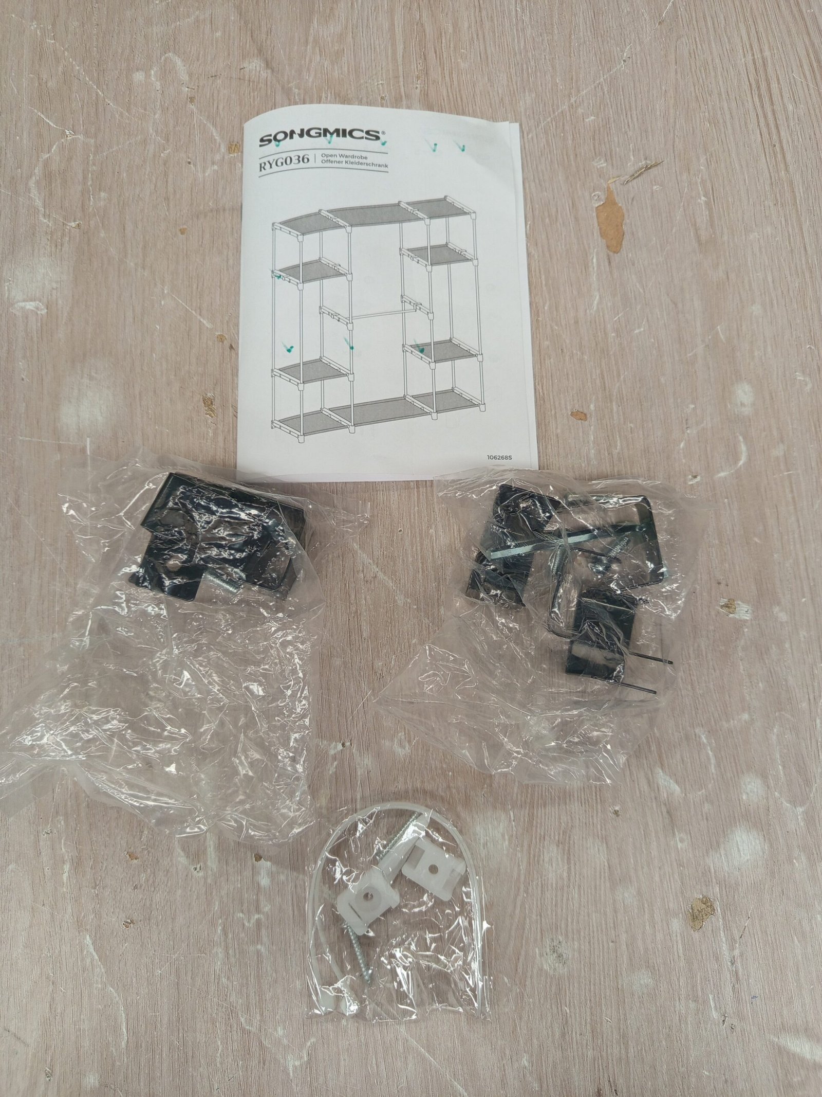 SONGMICS RYG036B02 Armario de Ropa, Perchero, Burro Ropa. - Imagen 4