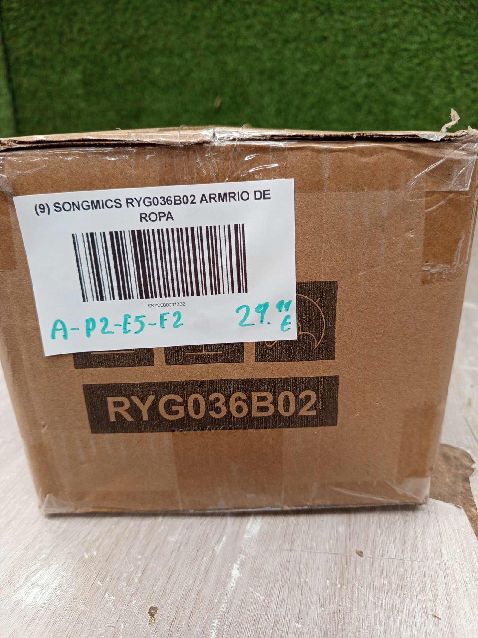 SONGMICS RYG036B02 Armario de Ropa, Perchero, Burro Ropa. - Imagen 7