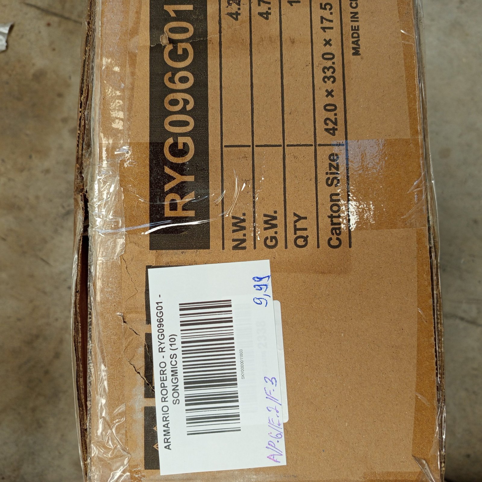 Armario Ropero - RYG096G01 - SONGMICS - Imagen 8