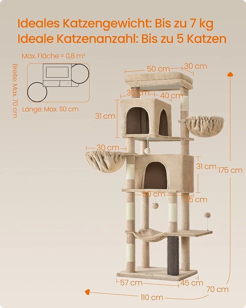 Árbol para gatos - PCT182K01 - FEANDREA - Imagen 2