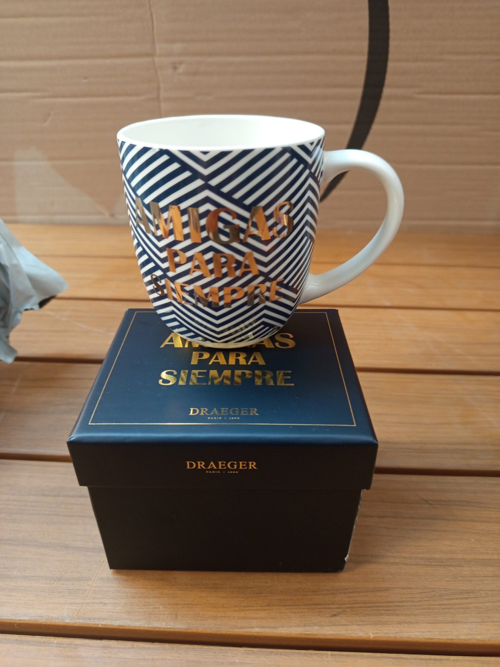 Taza Cerámica Amigas para Siempre Draeger. - Imagen 2