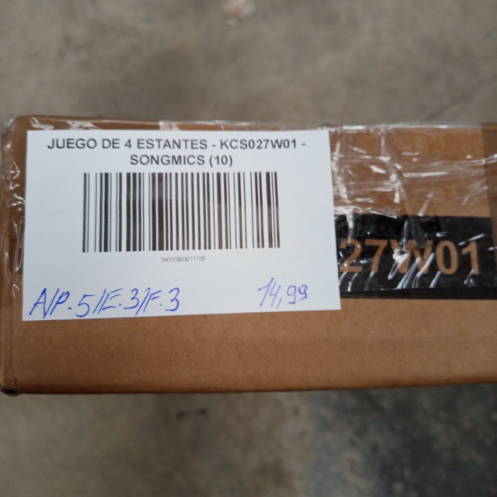 Juego de 4 Estantes - KCS027W01 - SONGMICS - Imagen 9