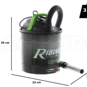 Aspirador de cenizas con bidón Ribimex Cenerill - 18 l