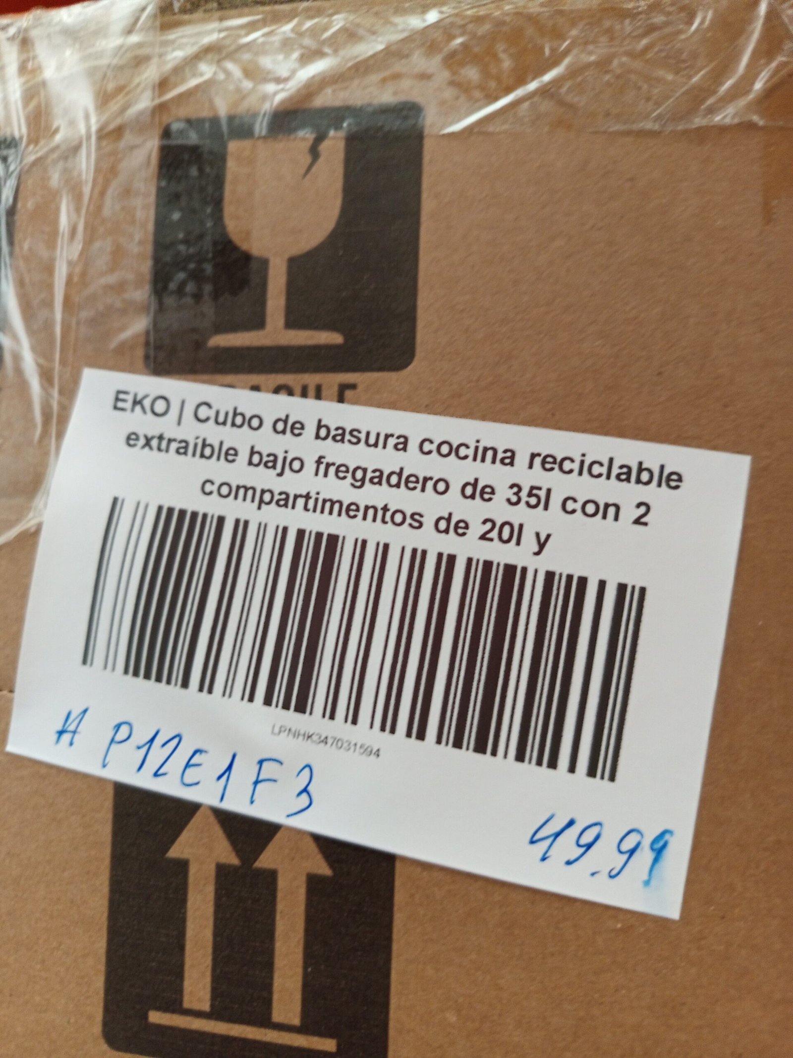 EKO Cubo de basura cocina reciclable - Imagen 10