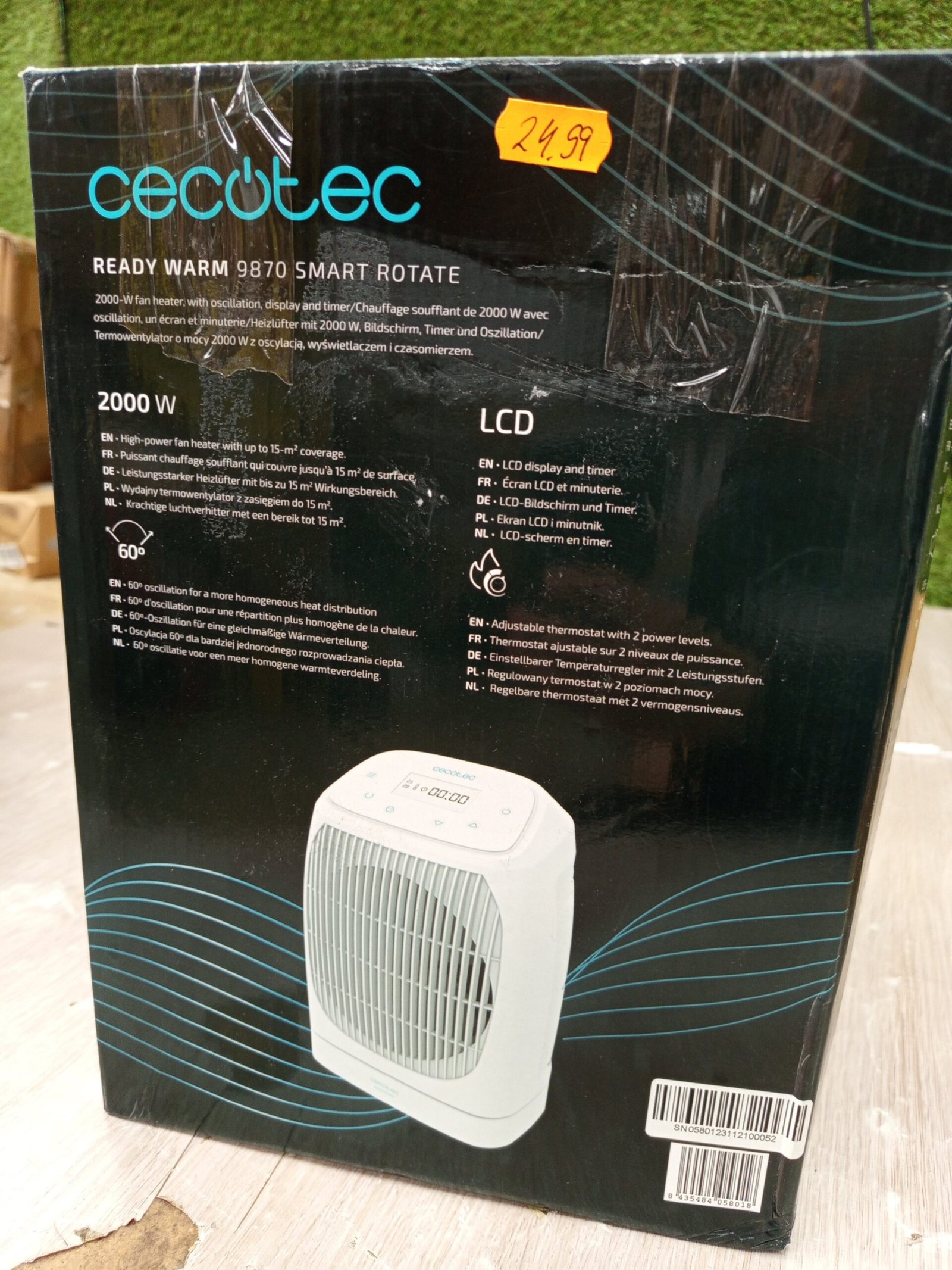 Cecotec Calefactor Eléctrico de Baño - Imagen 9