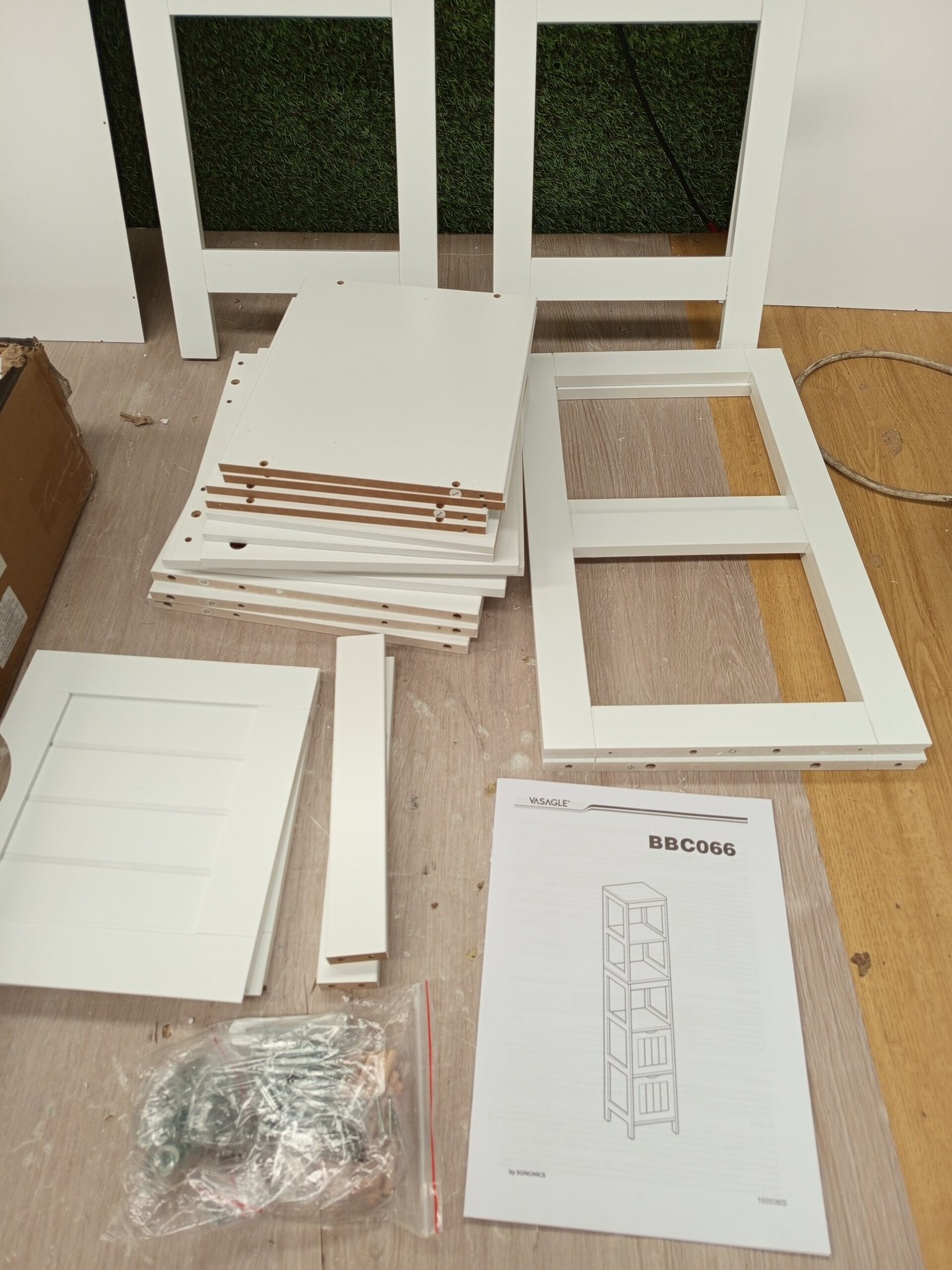 VASAGLE Mueble de Baño BBC66WT - Imagen 6