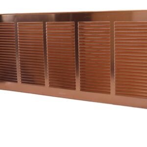 Ventilación Rejilla rectangular para solapar