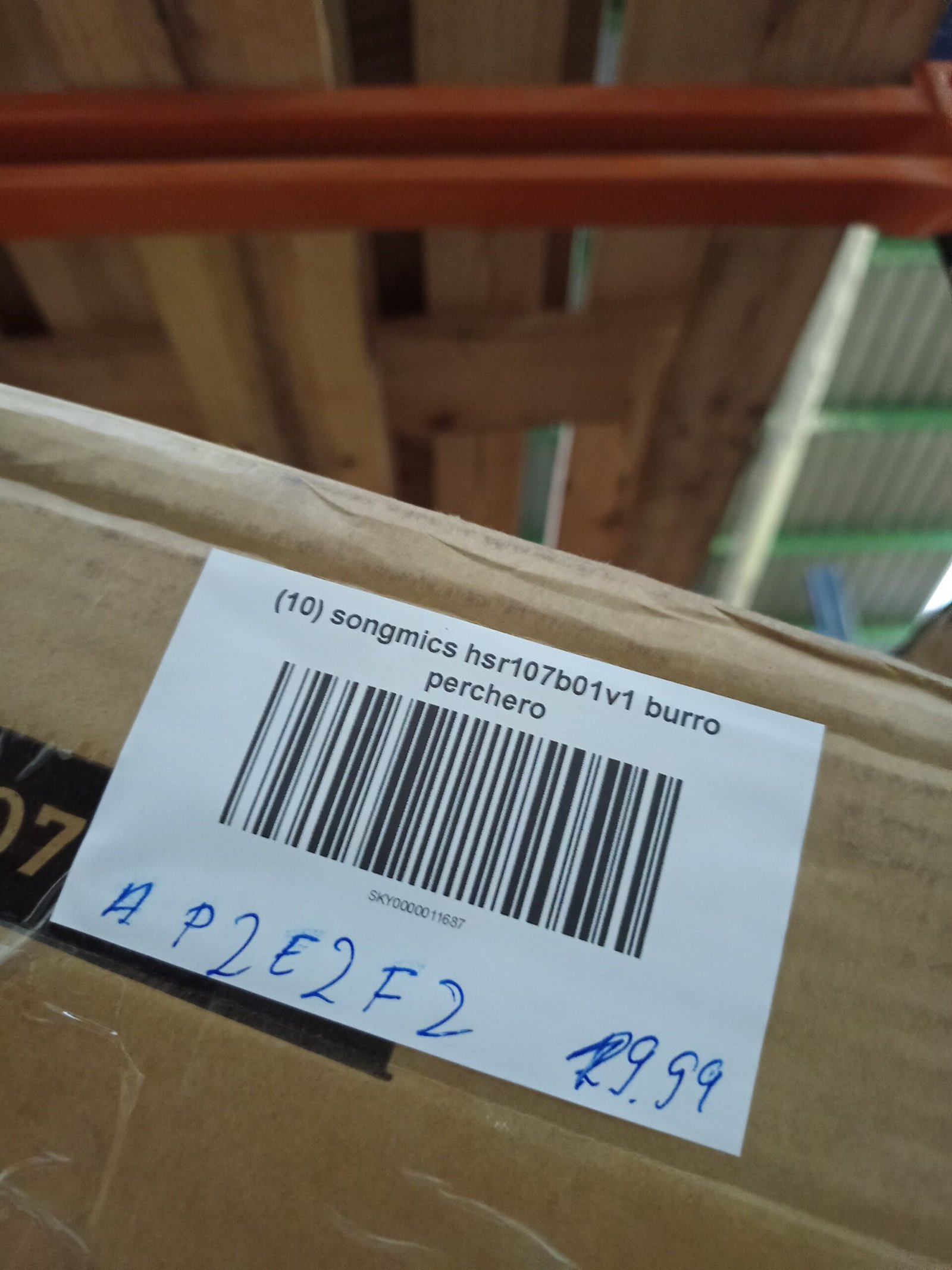 SONGMICS Burro para Ropa HSR107B01 - Imagen 7