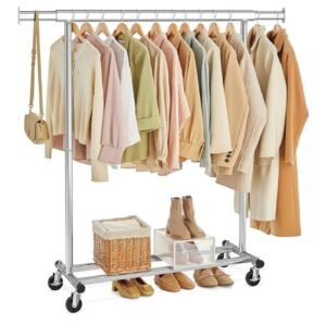 SONGMICS Burro Ropa con Ruedas HSR13S