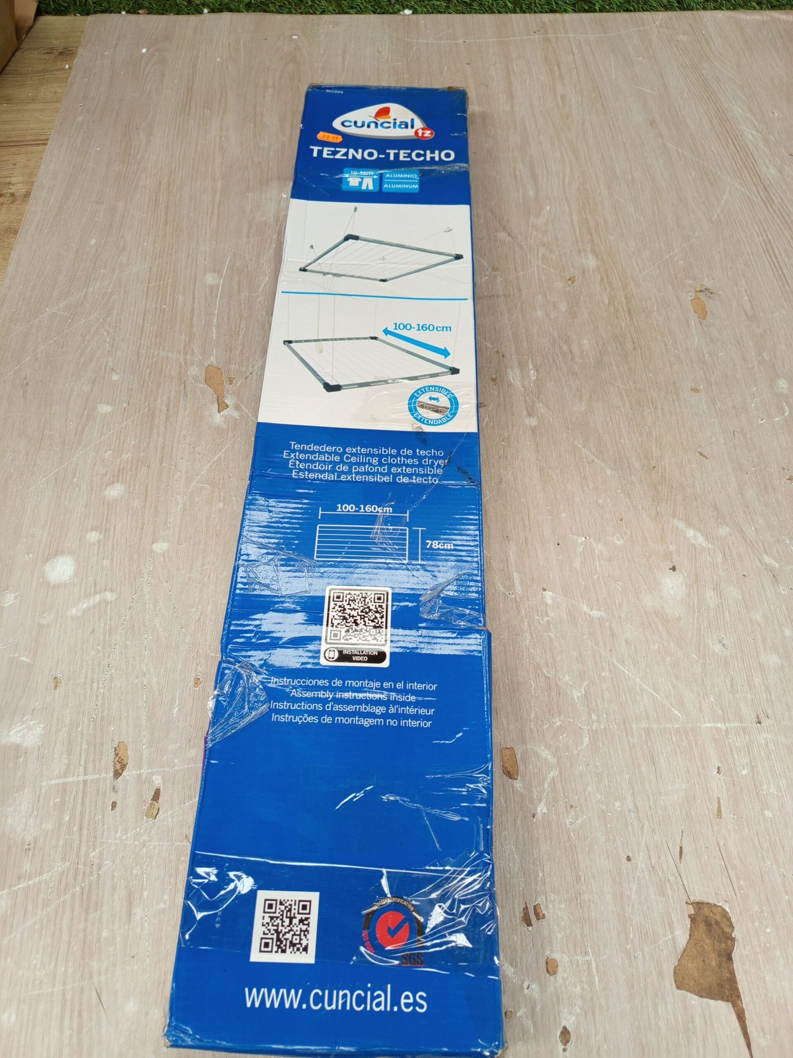 Cuncial - Tendedero Tezno Techo Aluminio - Imagen 2