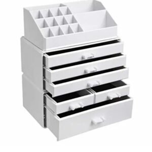 Songmics organizador de maquillaje acrílico jka009wt.