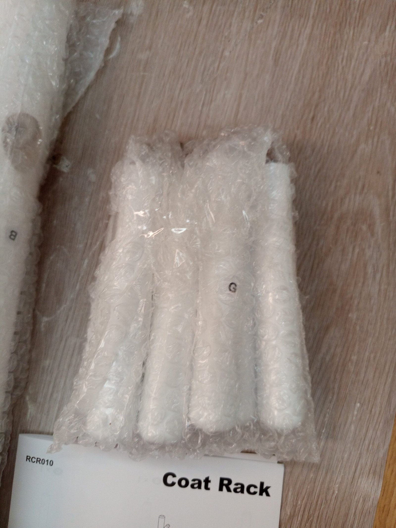 VASAGLE Perchero, Madera Maciza RCR010W02 - Imagen 4