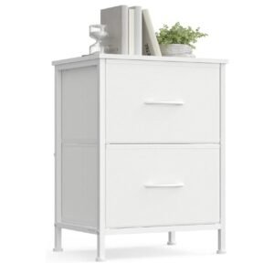 SONGMICS Cómoda, con 2 Cajones LGS312WH01