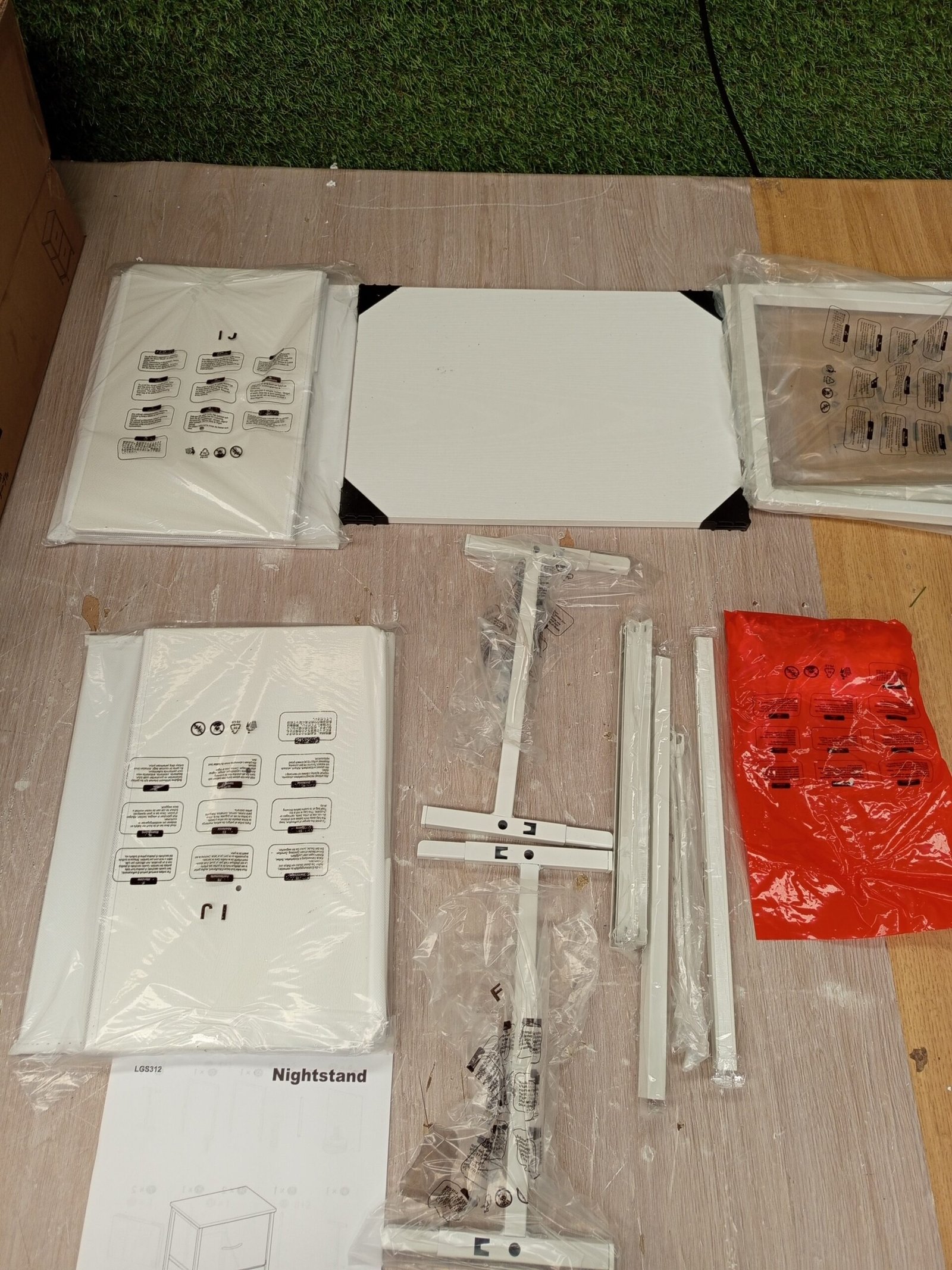 SONGMICS Cómoda, con 2 Cajones LGS312WH01 - Imagen 5