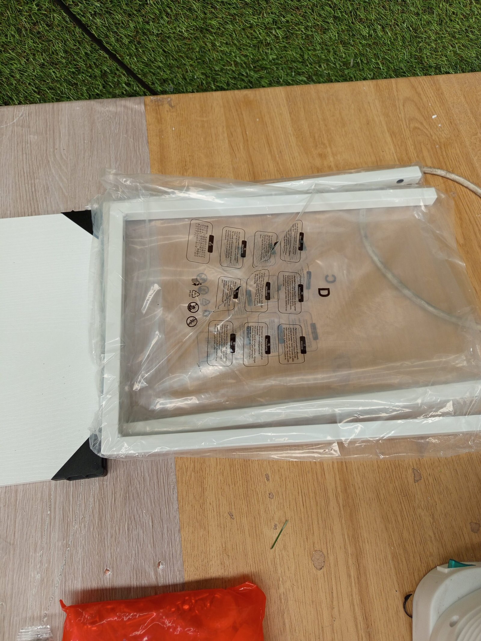 SONGMICS Cómoda, con 2 Cajones LGS312WH01 - Imagen 6