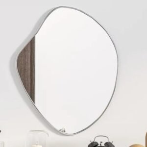 Espejo de pared plateado 50x40 cm VidaXl