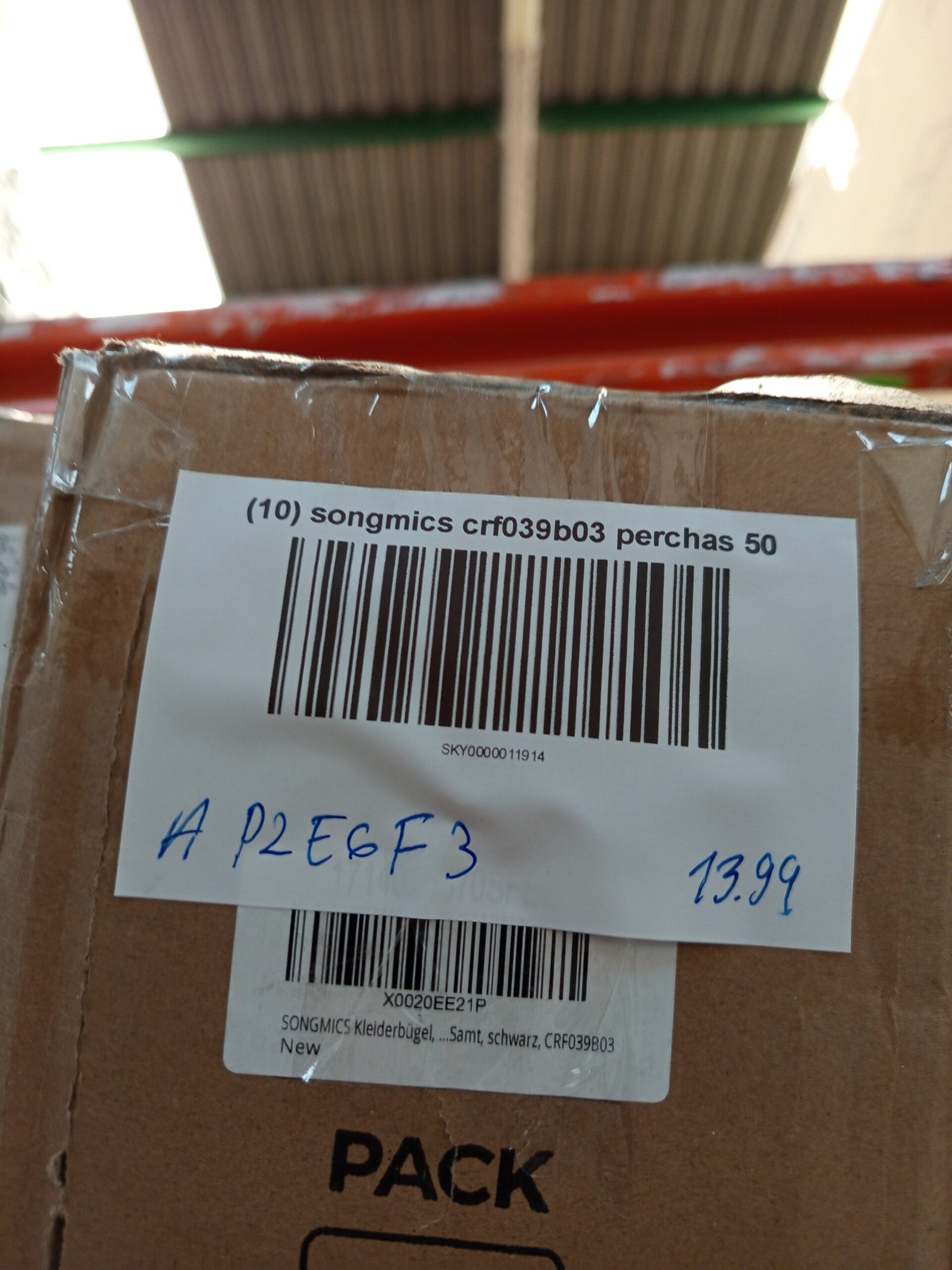 SONGMICS Perchas de Terciopelo CRF039B03 - Imagen 7