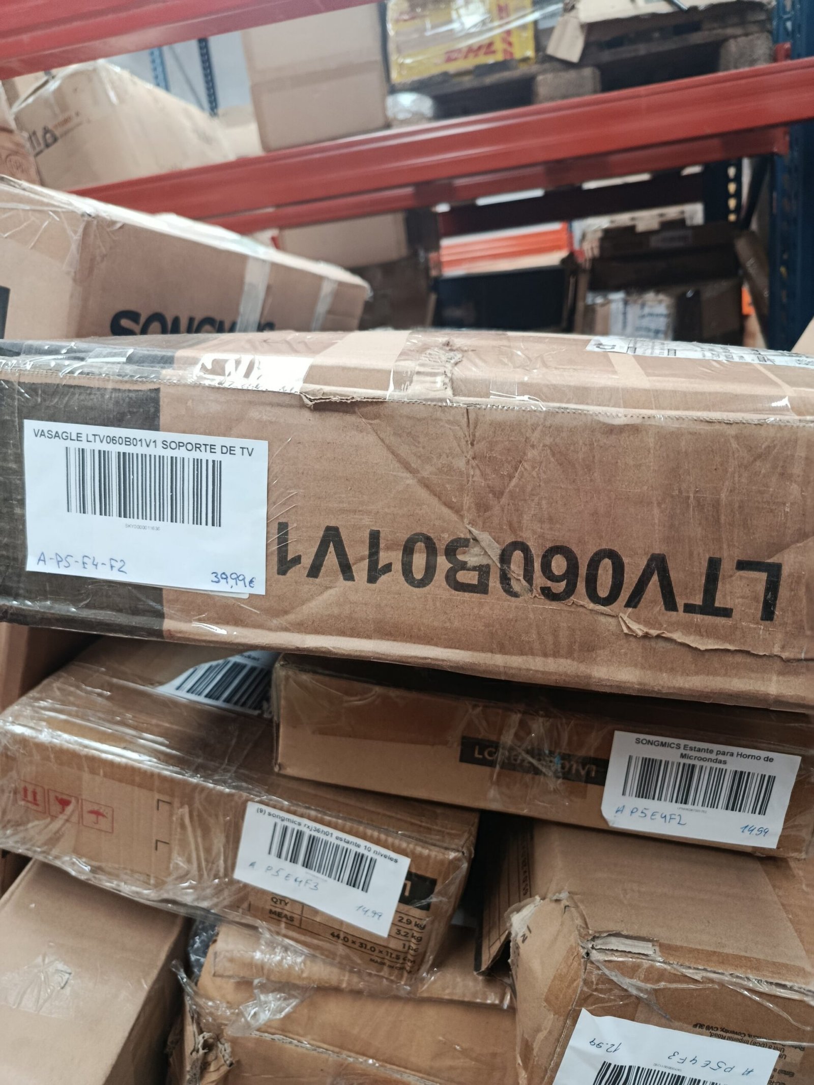 VASAGLE LTV060B01V1 SOPORTE DE TV - Imagen 6