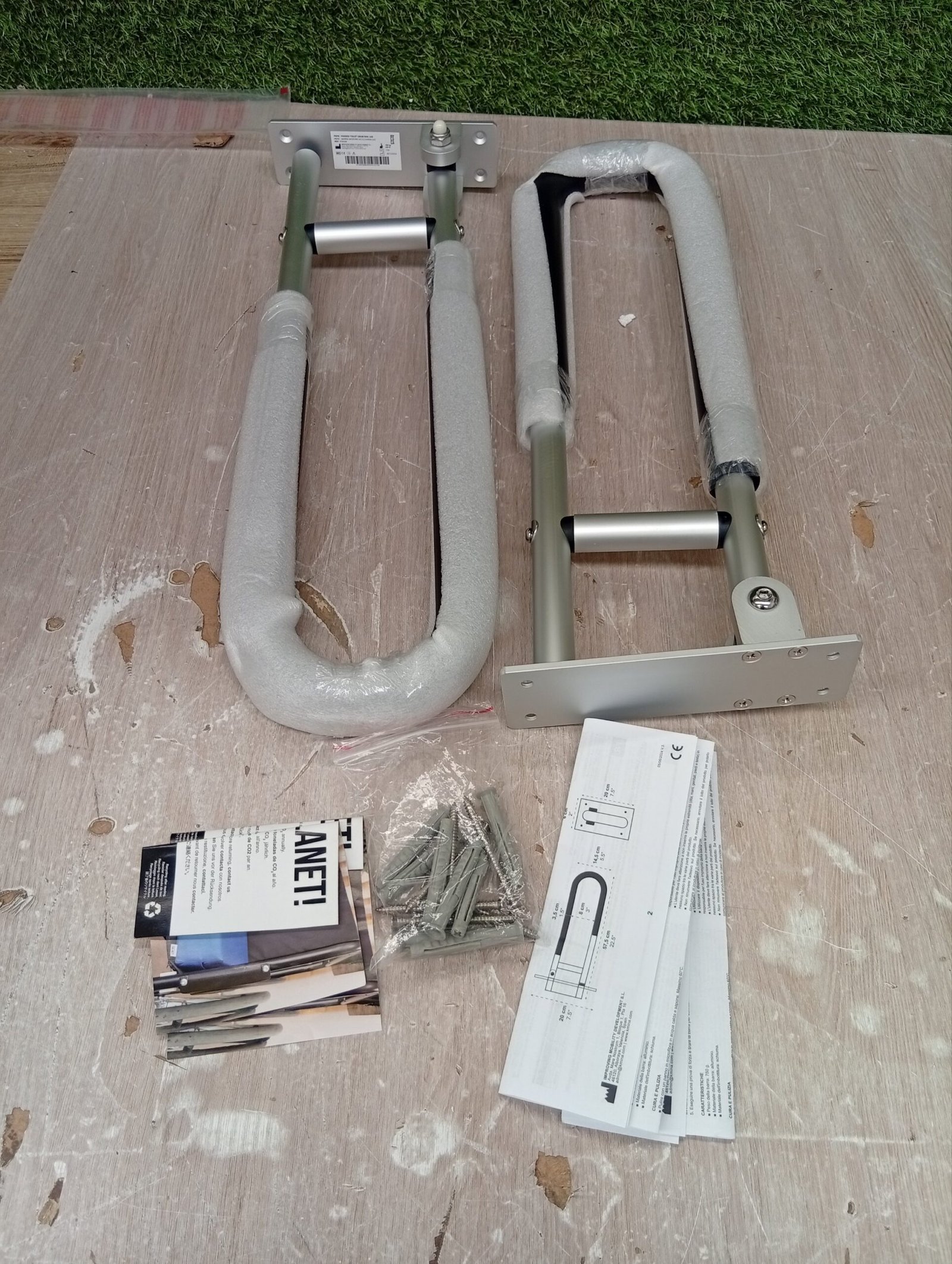 PEPE Mobility Barra Abatible Acolchada 58 cm (x2 uds). - Imagen 3