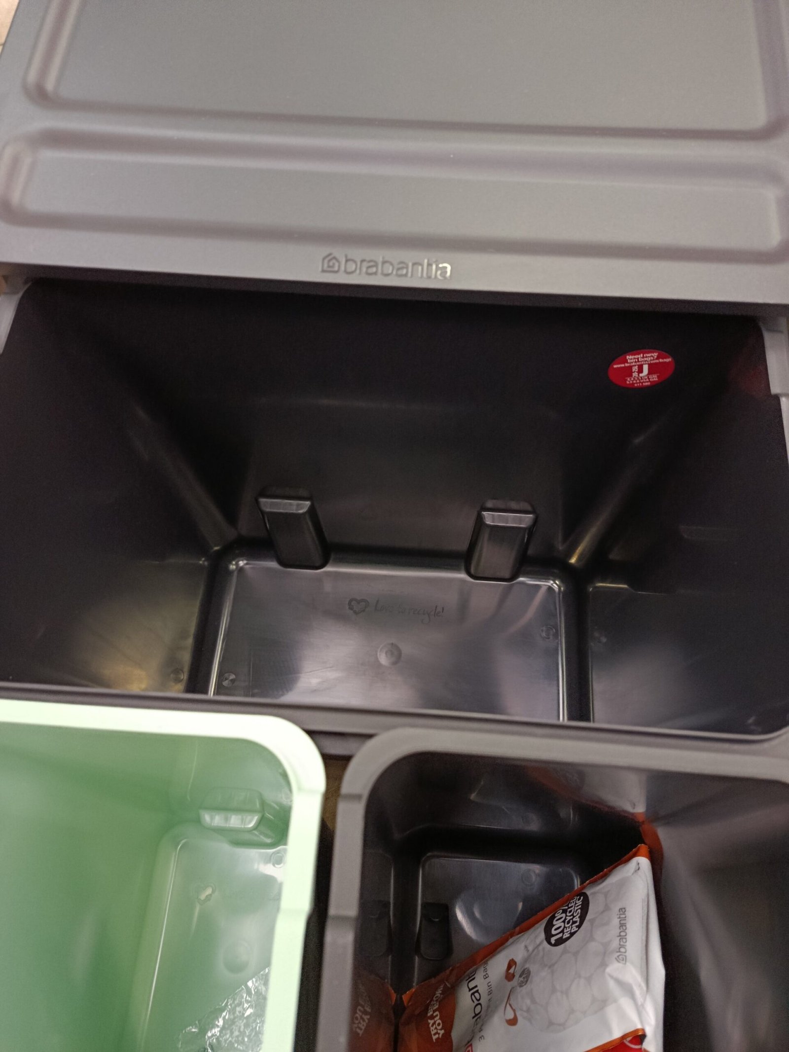 Cubo extraíble - Sort & Go 10+10+20L - Brabantia - Imagen 3