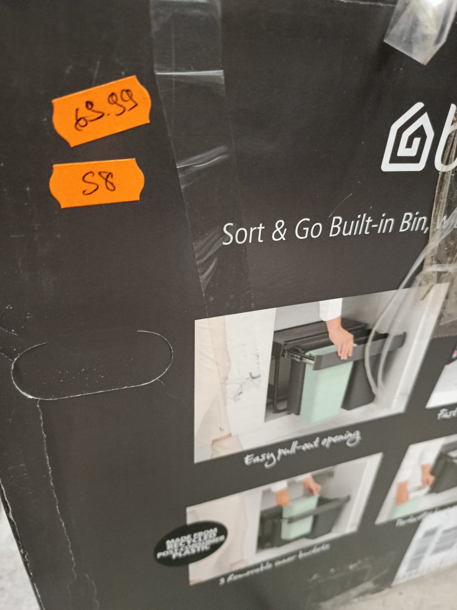 Cubo extraíble - Sort & Go 10+10+20L - Brabantia - Imagen 9