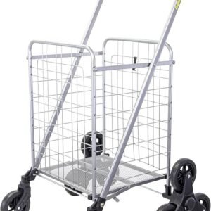 Carrito Plegable - Plegable, Plateado - dbest