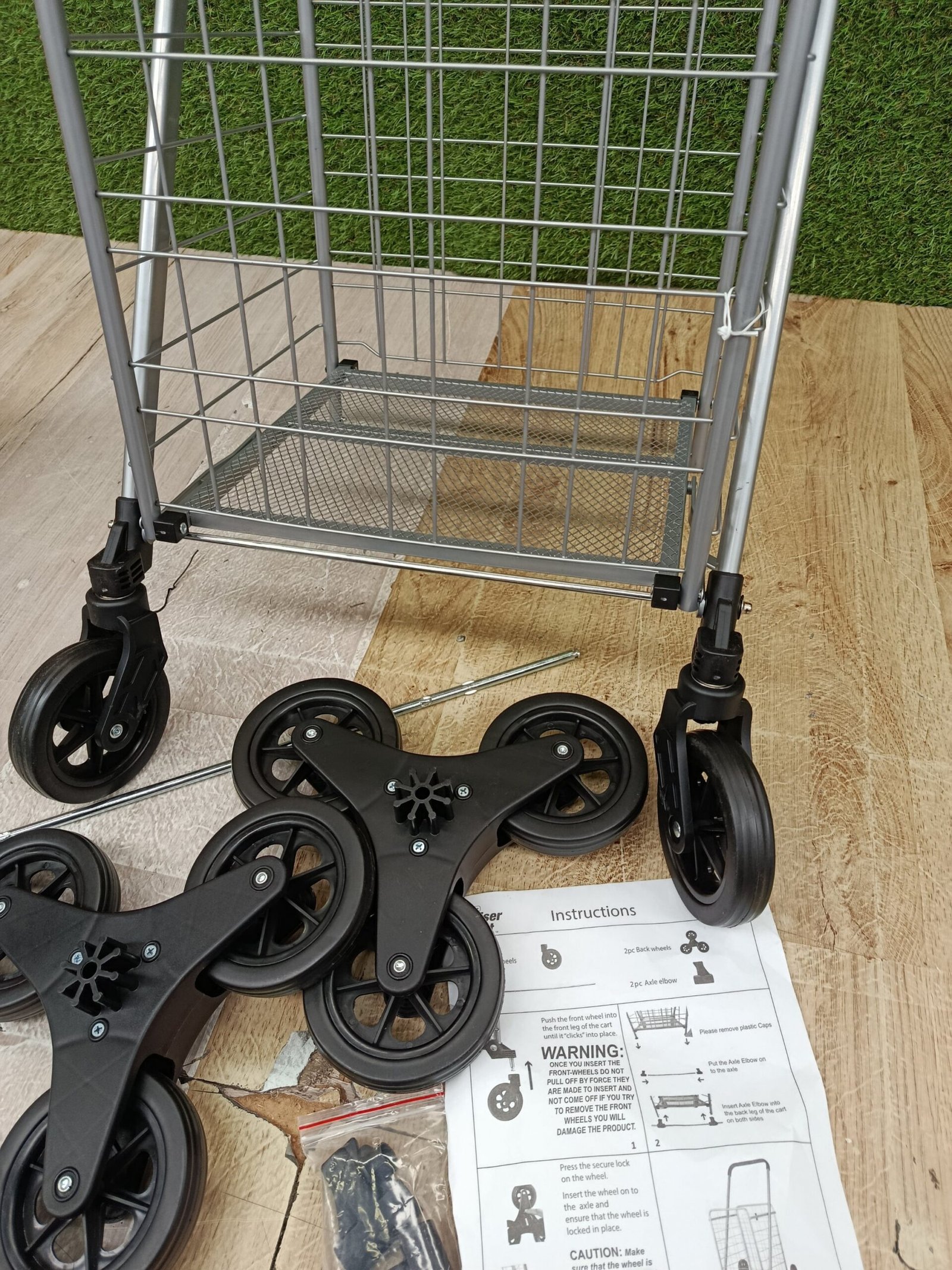 Carrito Plegable - Plegable, Plateado - dbest - Imagen 6