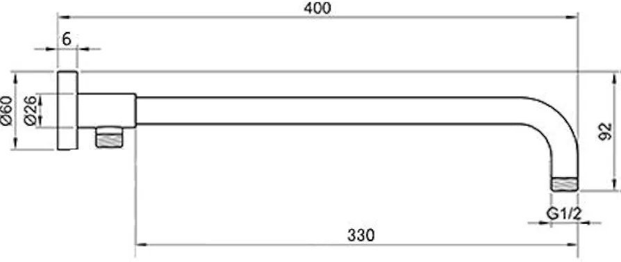 Cabeza de ducha - 30cm - Heindure - Imagen 2