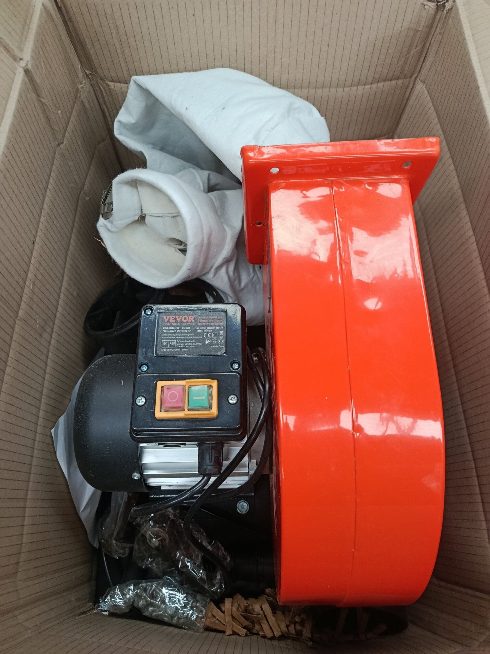 Colector de polvo - 1HP 460 CFM - VEVOR. - Imagen 9