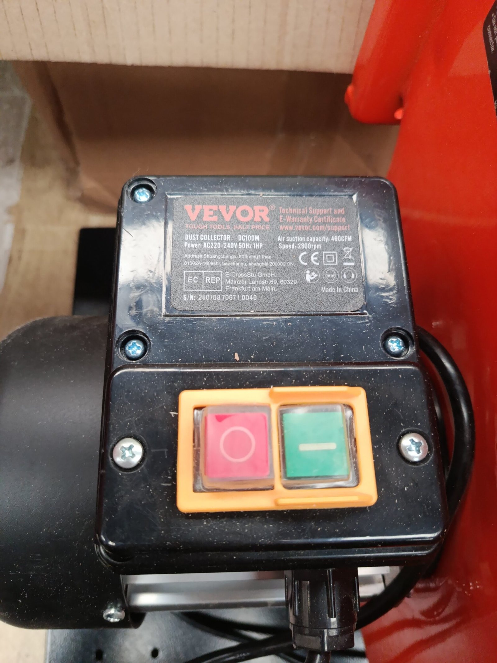 Colector de polvo - 1HP 460 CFM - VEVOR. - Imagen 11