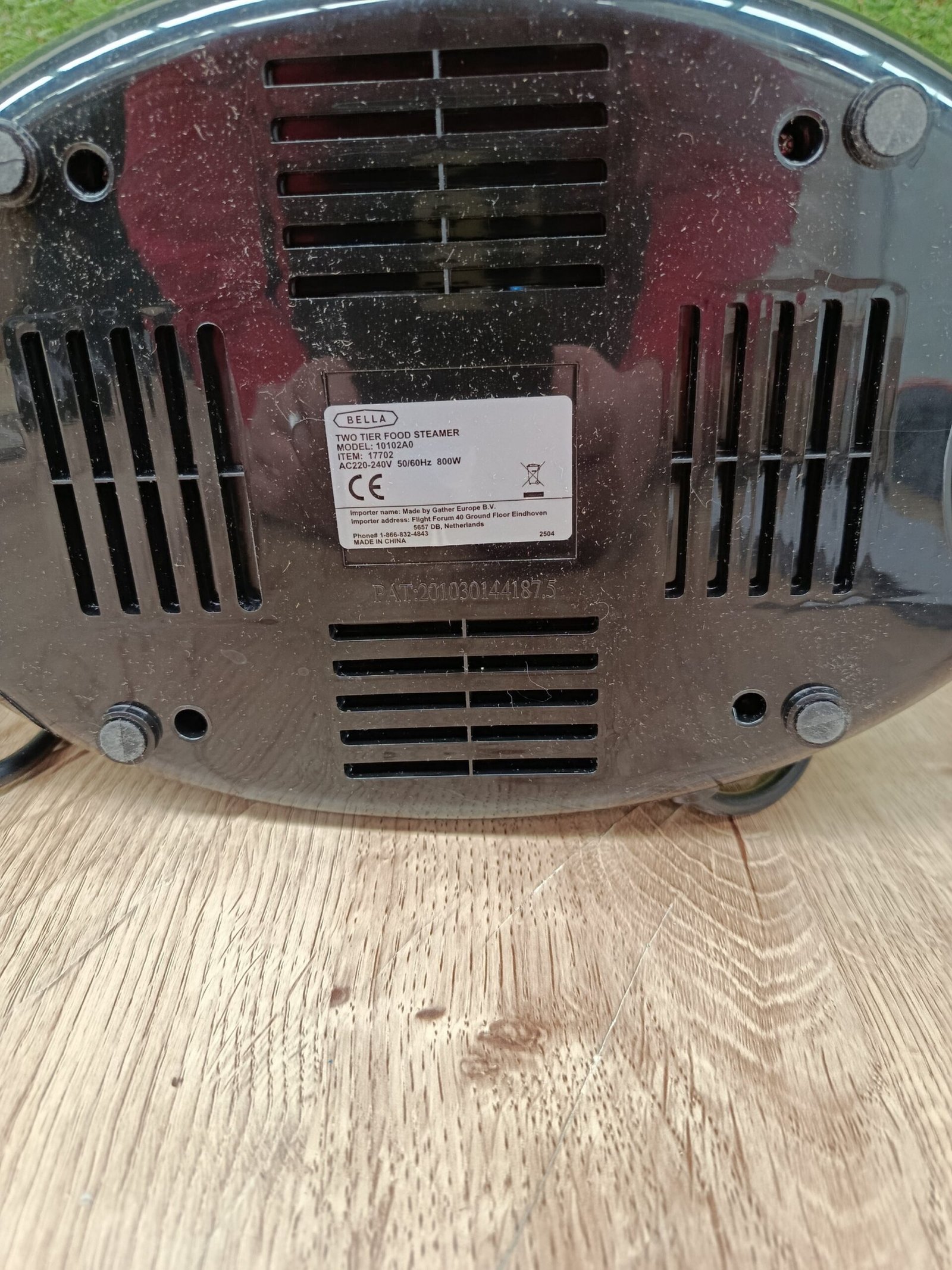 Bella Vaporera de 2 Niveles, Negro - Imagen 8