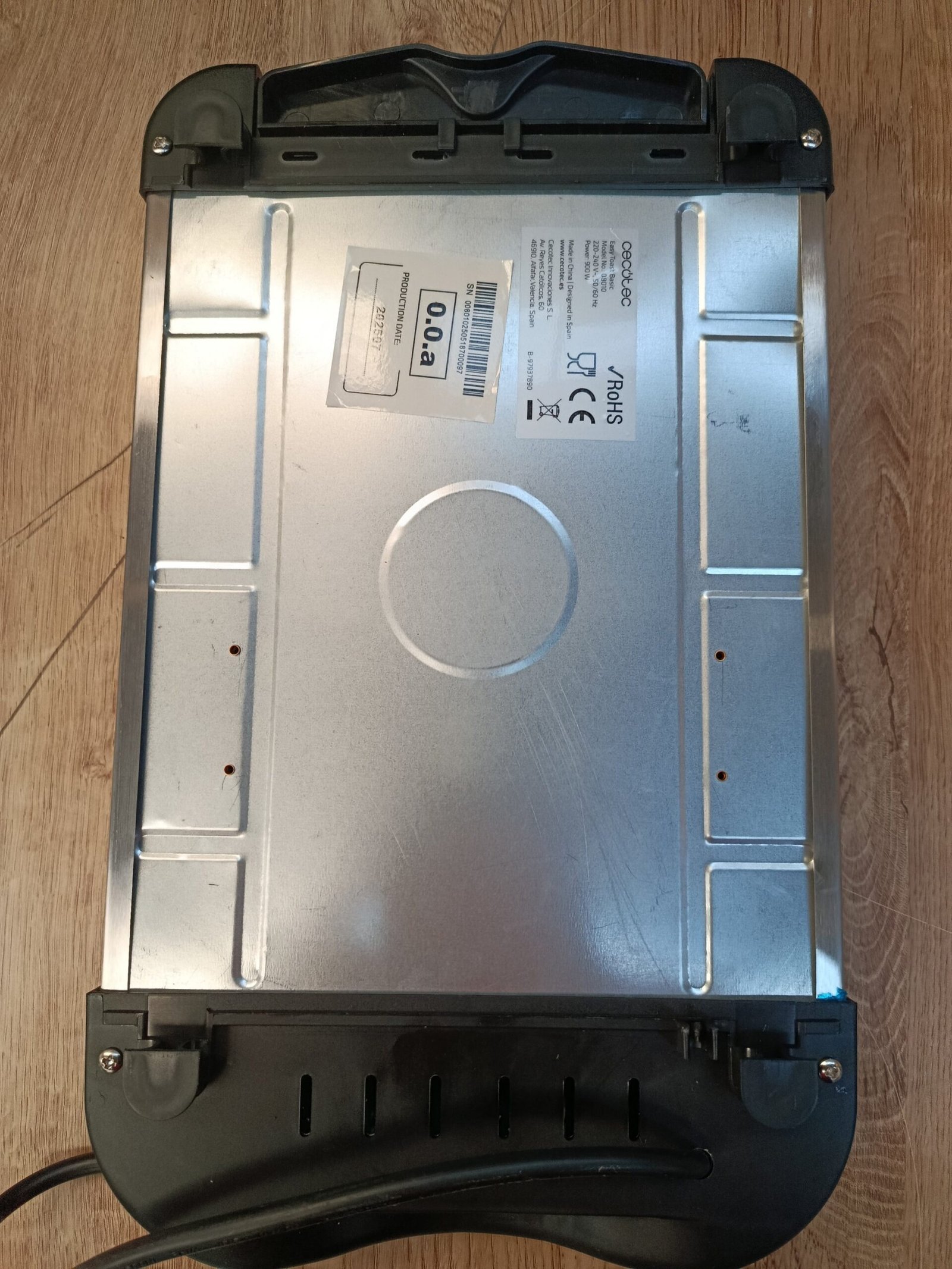 Cecotec Tostador Plano Horizontal Turbo Easytoast Basic, Negro - Imagen 4