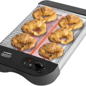 Cecotec Tostador Plano Horizontal Turbo Easytoast Basic, Negro