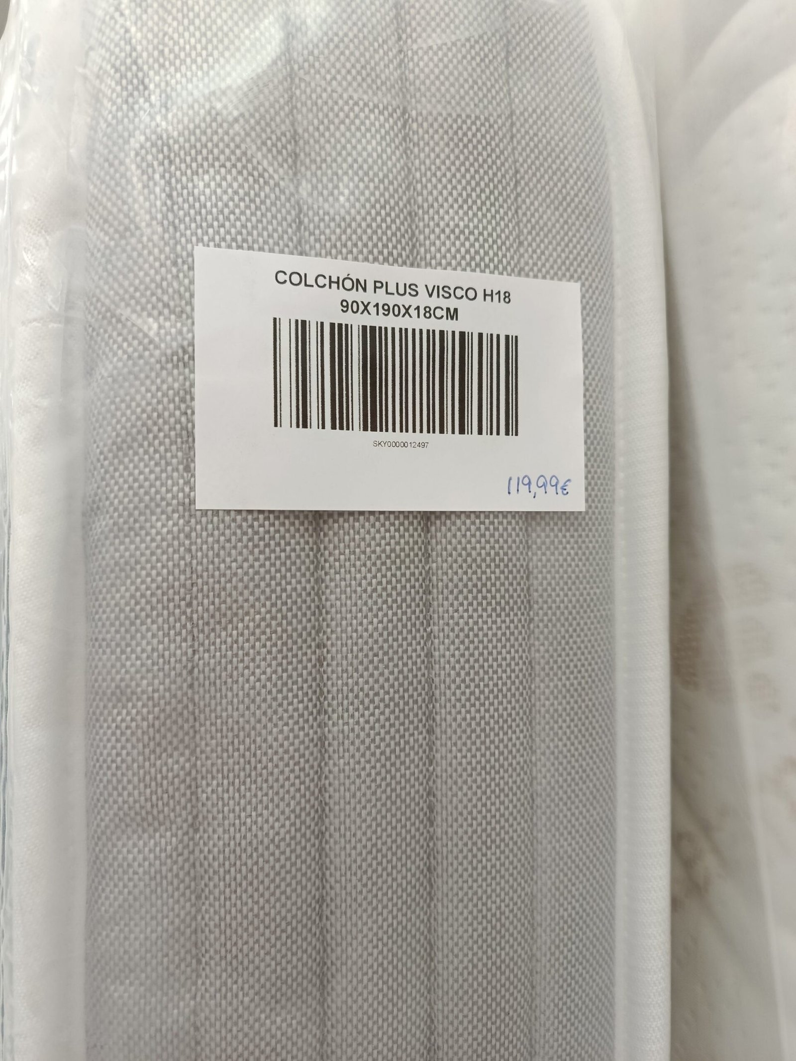 Colchón Viscoelástico 90x190x18cm - Imagen 6