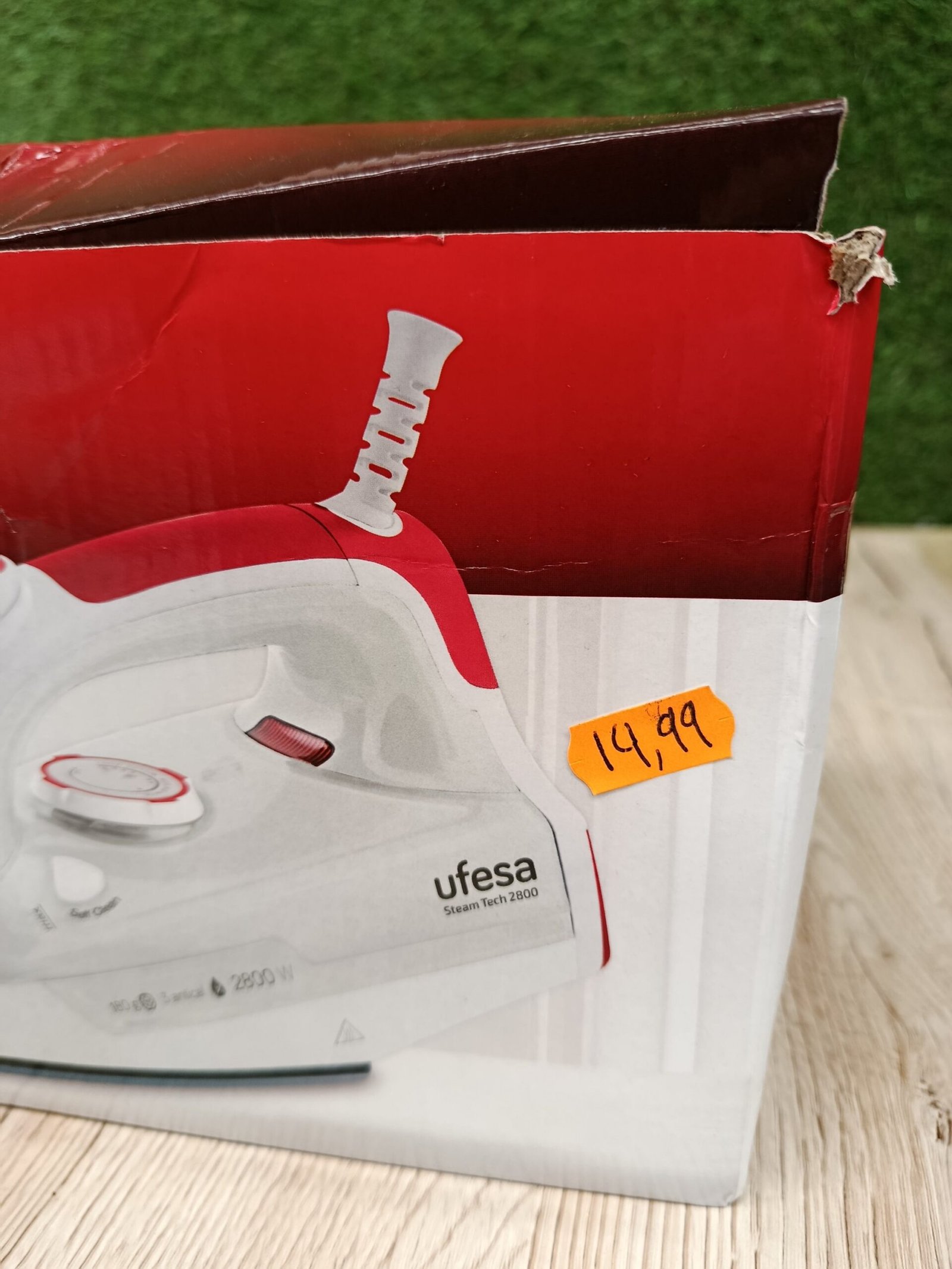 Steam Tech 2800 Plancha Vapor - Blanco / Rojo - Ufesa - Imagen 11