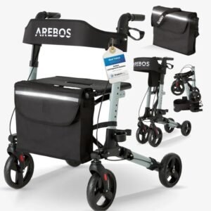 AREBOS ROLLATOR DE ALUMINIO