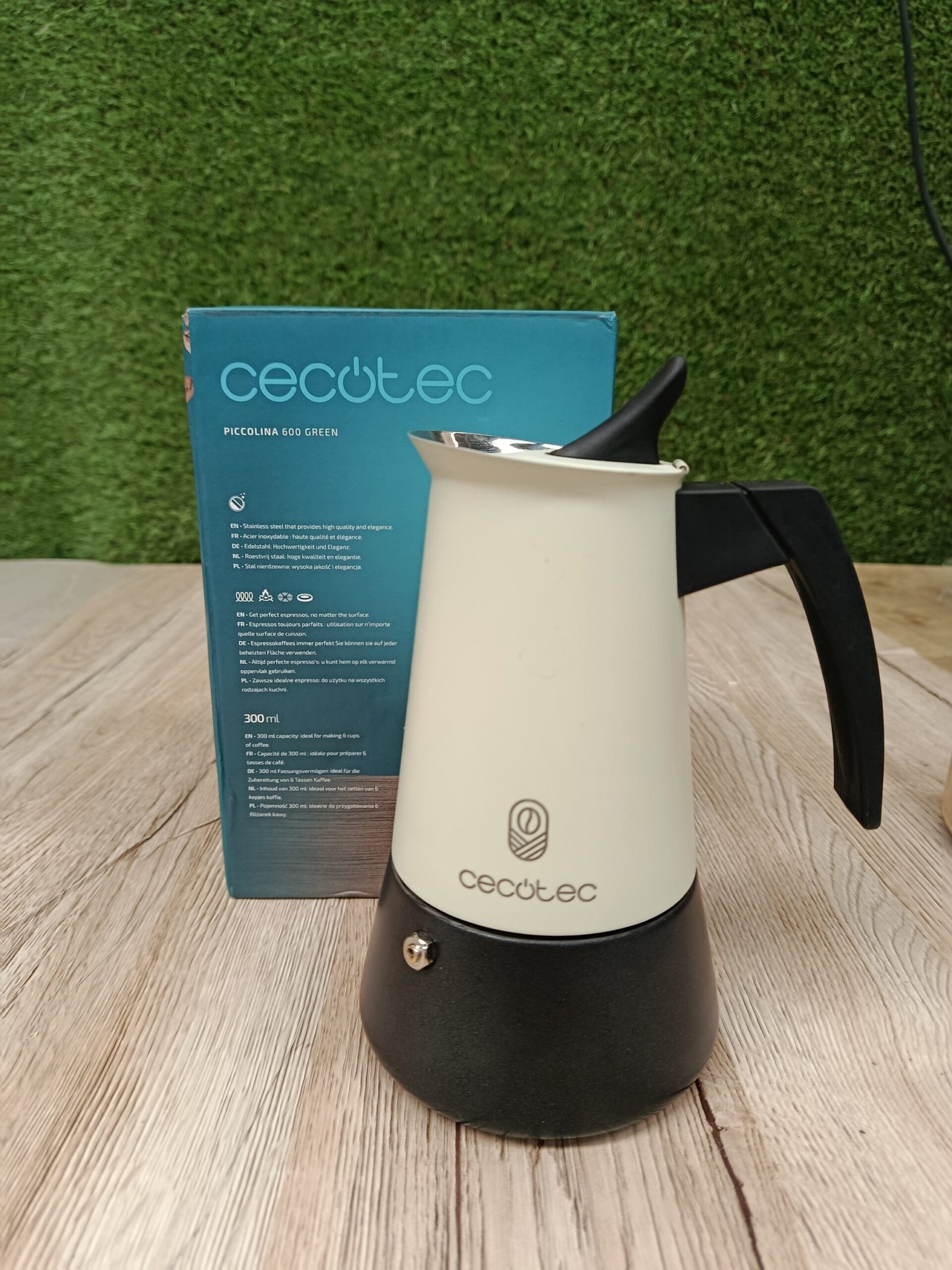 Cafetera Italiana Piccolina 600 Green - Cecotec - Imagen 6