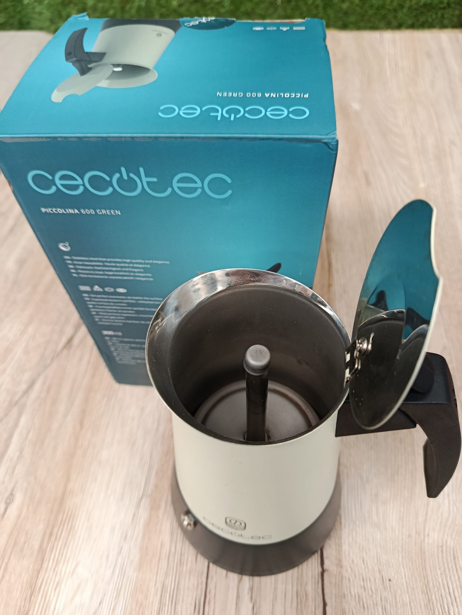 Cafetera Italiana Piccolina 600 Green - Cecotec - Imagen 5