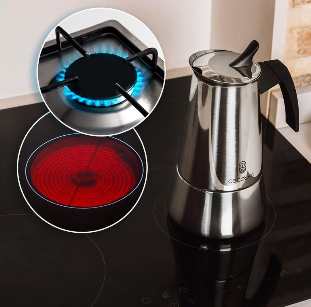 Cafetera Italiana Piccolina 600 Green - Cecotec - Imagen 3