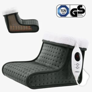 AREBOS Calentador de Pies Antracita