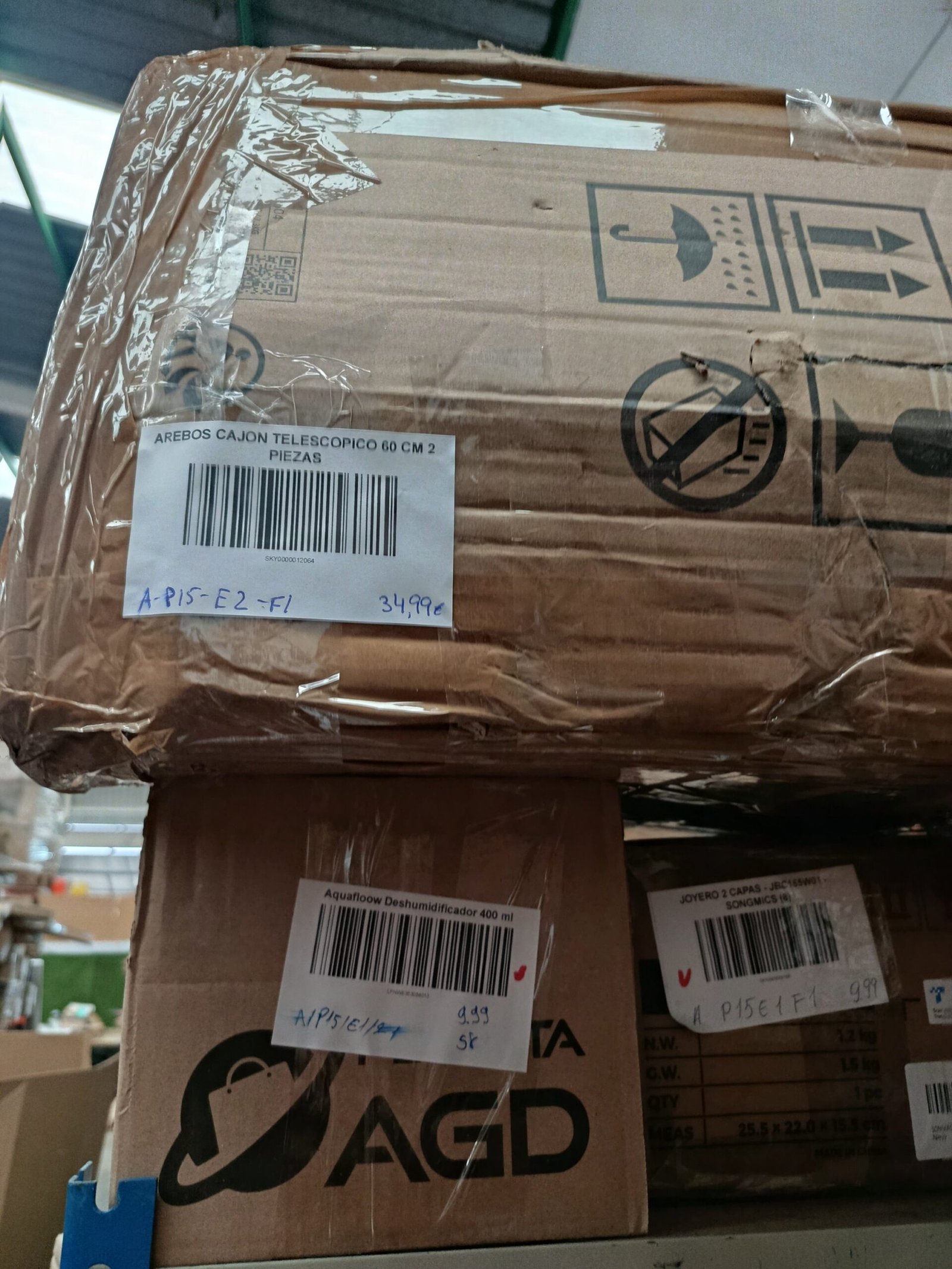 AREBOS Cajon telescopico 60 cm 2 piezas - Imagen 8