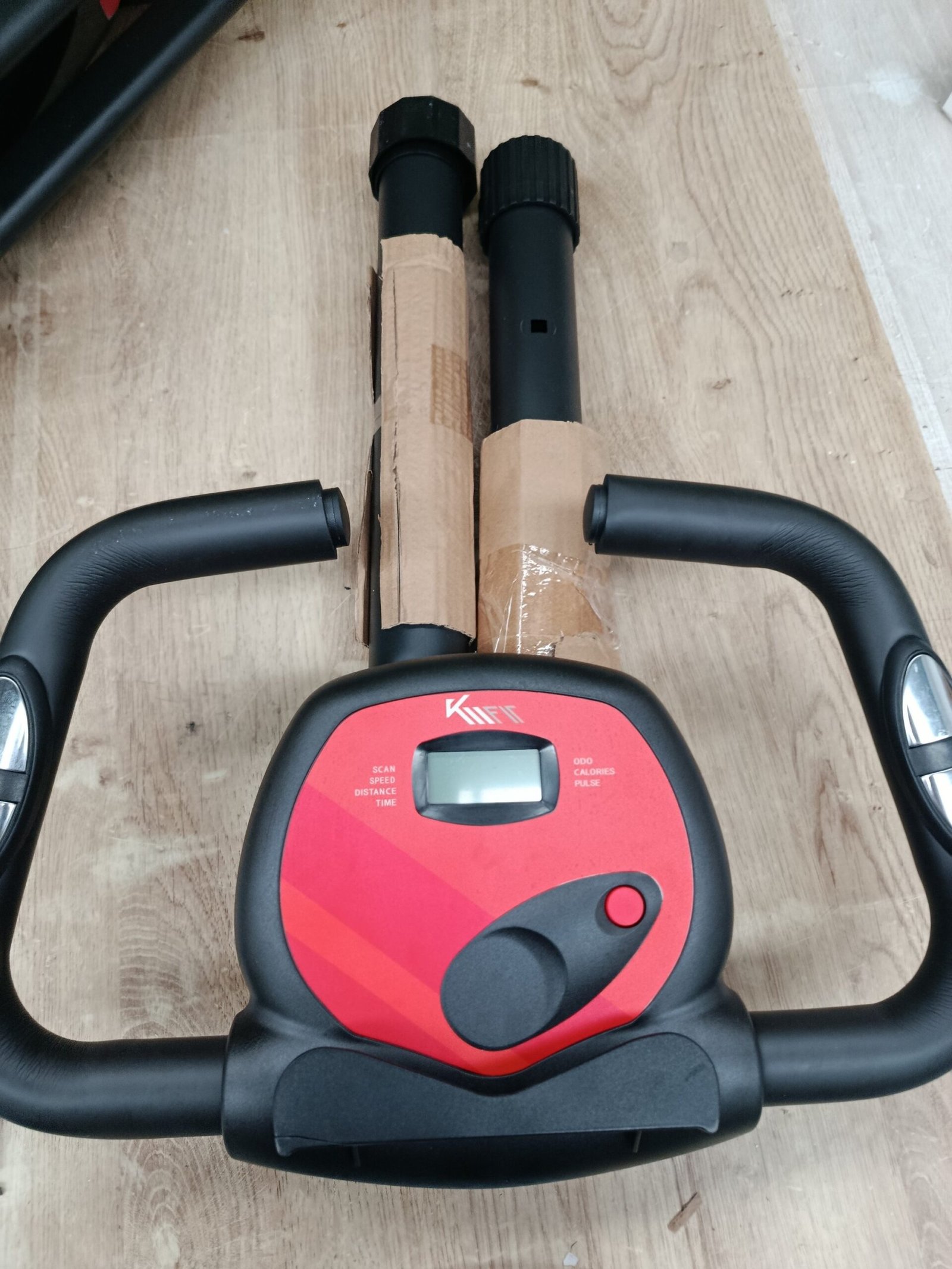 AREBOS Bicicleta estática ergométrica con cuerdas de tracción.. - Imagen 6