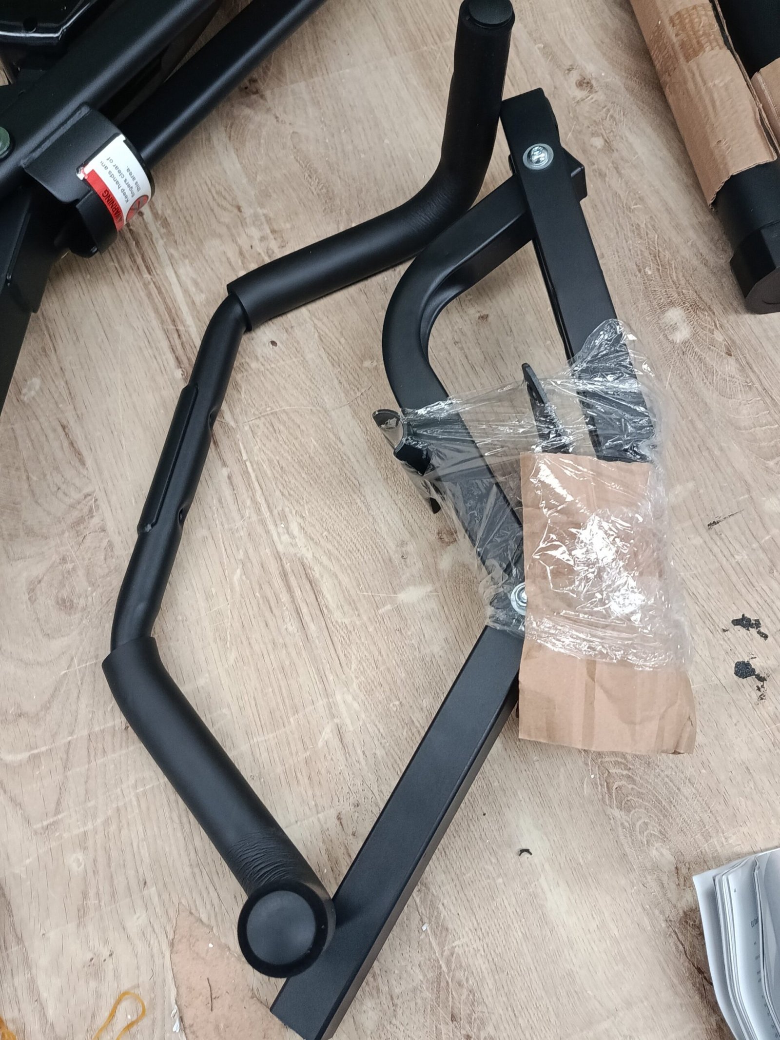 AREBOS Bicicleta estática ergométrica con cuerdas de tracción.. - Imagen 5