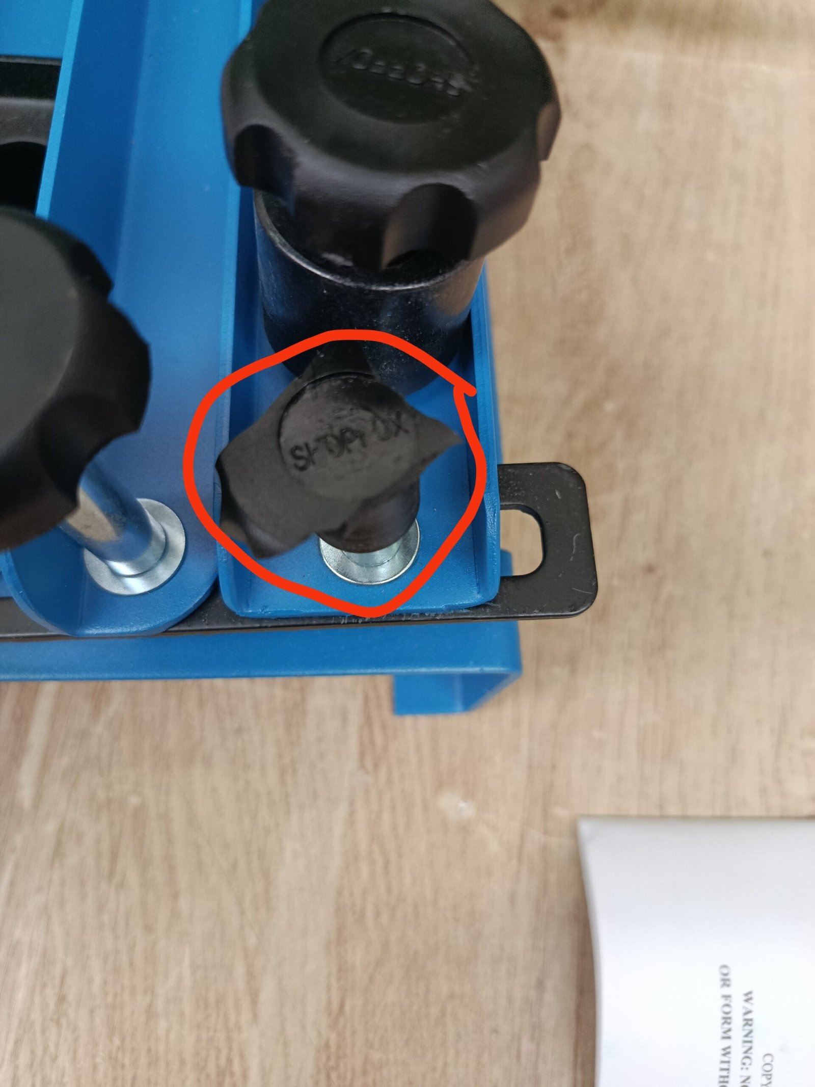 Woodstock D2796 Plantilla de cola de milano - Imagen 6