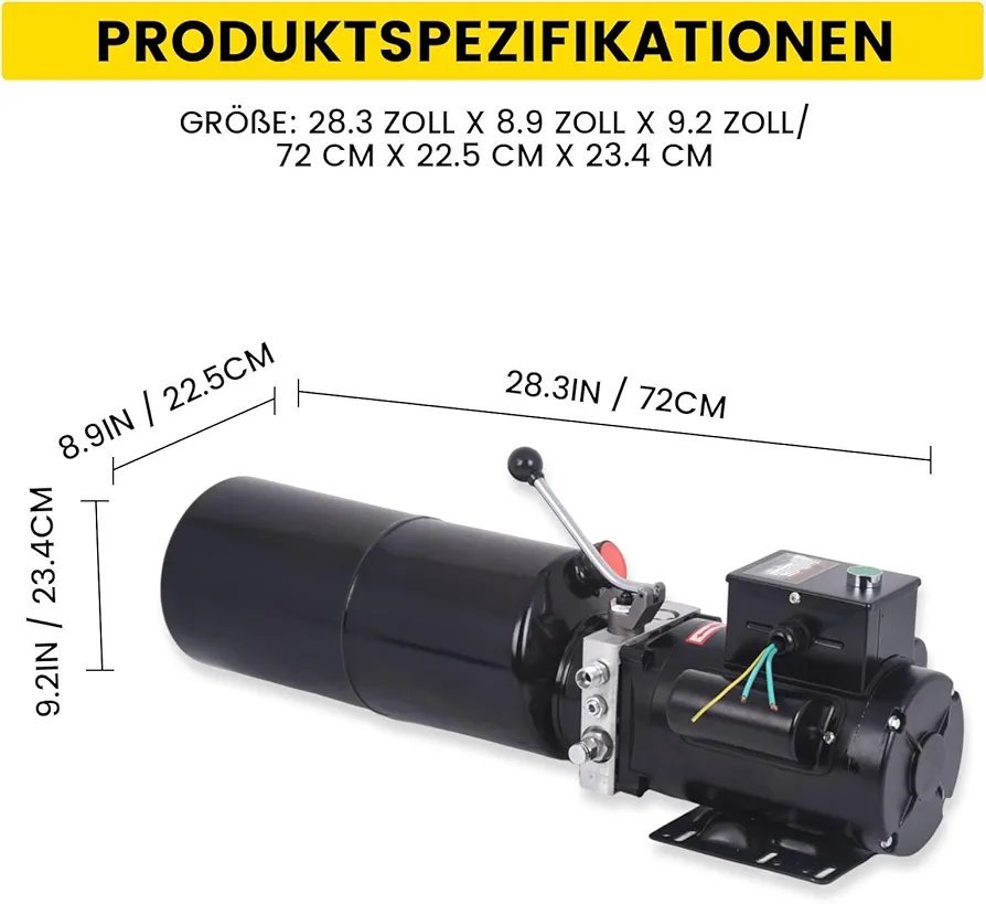 Homizen Unidad Hidráulica de 10L - Imagen 2