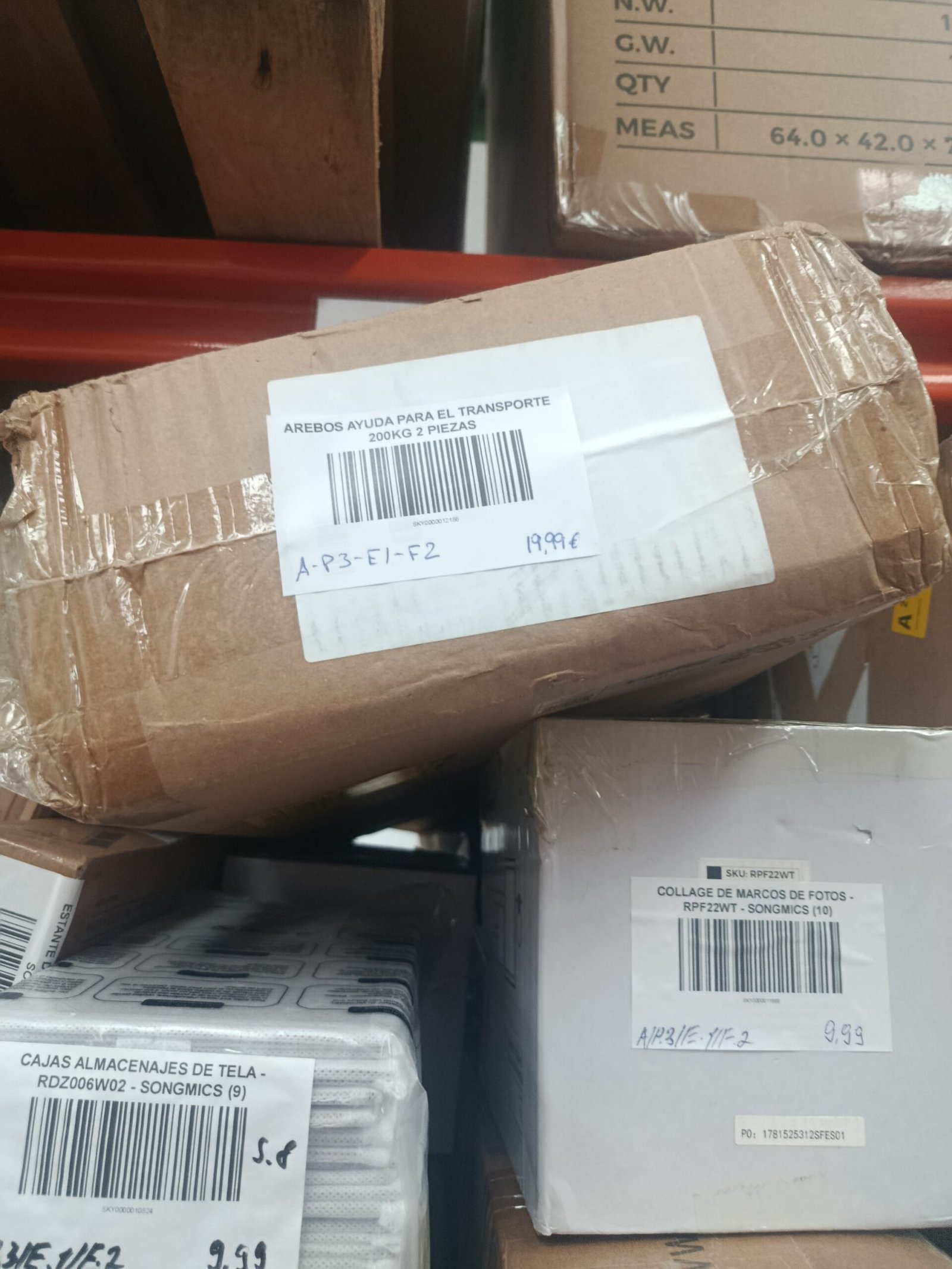 Ayuda para el transporte 200 kg 2 piezas - Imagen 6