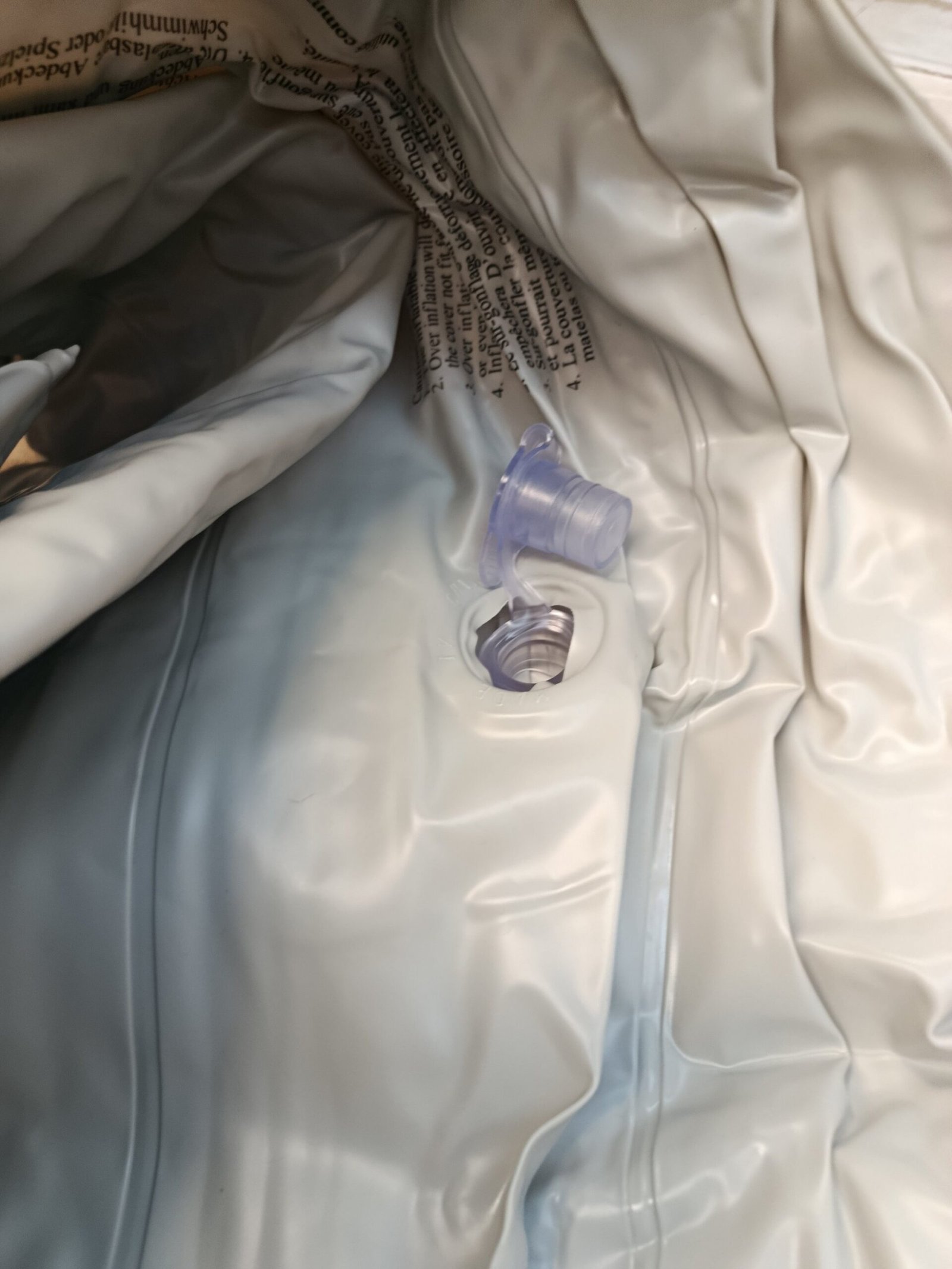 Cubierta térmica para bañera de hidromasaje 4P Ø140 cm gris - Imagen 4