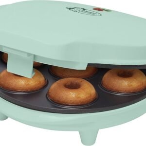 Bestron Donut Maker Diseño Retro, Verde